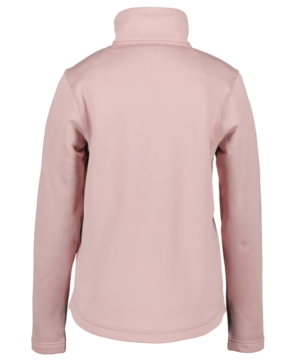 Oyster Lilac Coloured Didriksons Leah Womens Fullzip On A White Background
