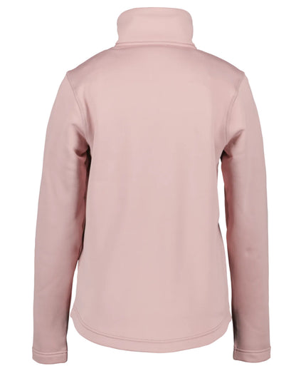 Oyster Lilac Coloured Didriksons Leah Womens Fullzip On A White Background 