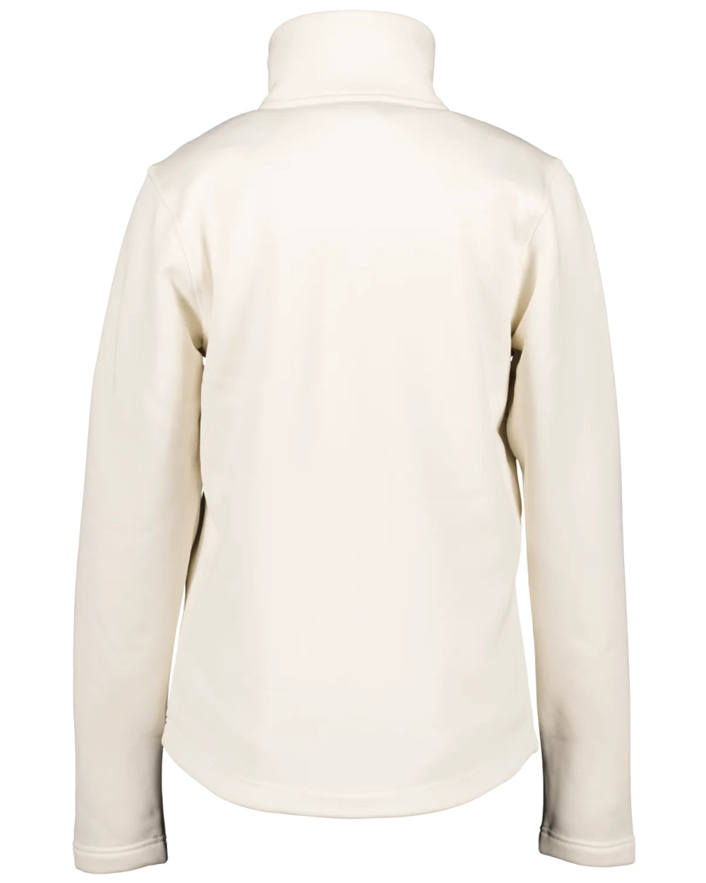 White Foam Coloured Didriksons Leah Womens Fullzip On A White Background