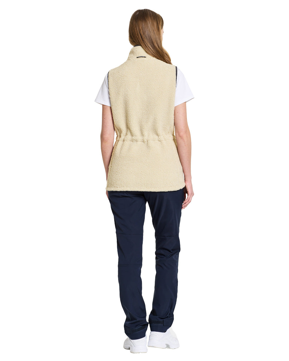 Light Beige coloured Didriksons Full-ZIp Fleece on White background