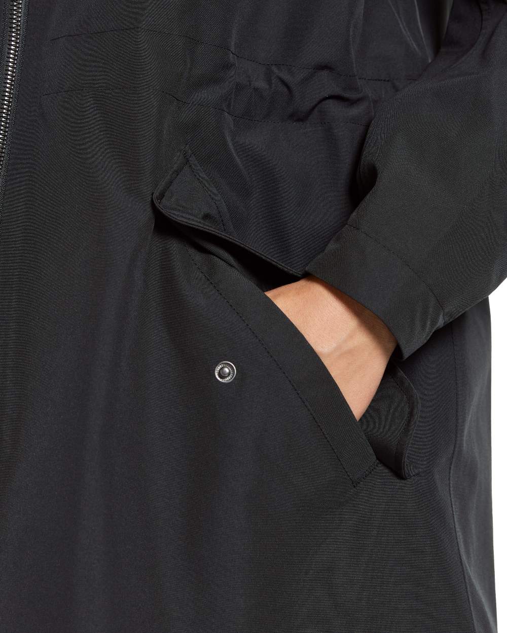 Black Coloured Didriksons Marta Womens Parka 3 On A White Background