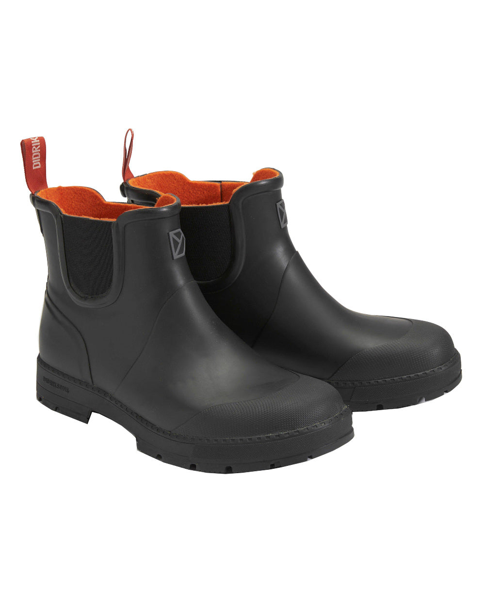 Black Coloured Didriksons Mens Vinga Boots 2 On A White Background
