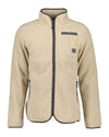 Clay Beige coloured Didriksons Full-Zip Jacket on White background #colour_clay-beige