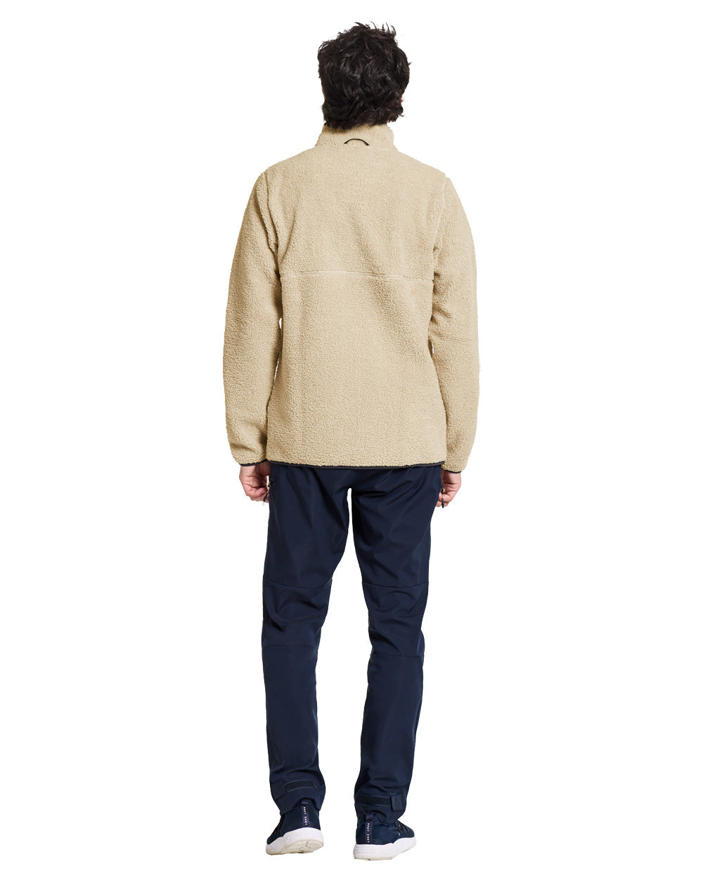 Clay Beige coloured Didriksons Full-Zip Jacket on White background