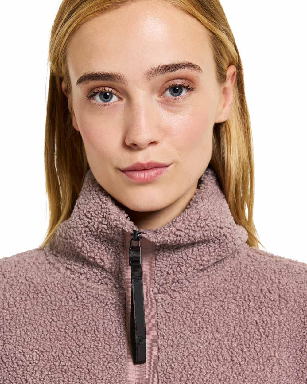 Faded Wine coloured Didriksons Full-Zip Jacket on White background