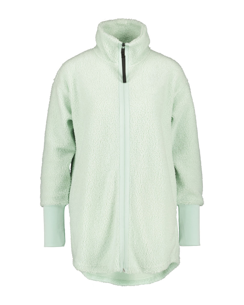 Pale Mint Coloured Didriksons Sally Womens Full-Zip 2 on white background 