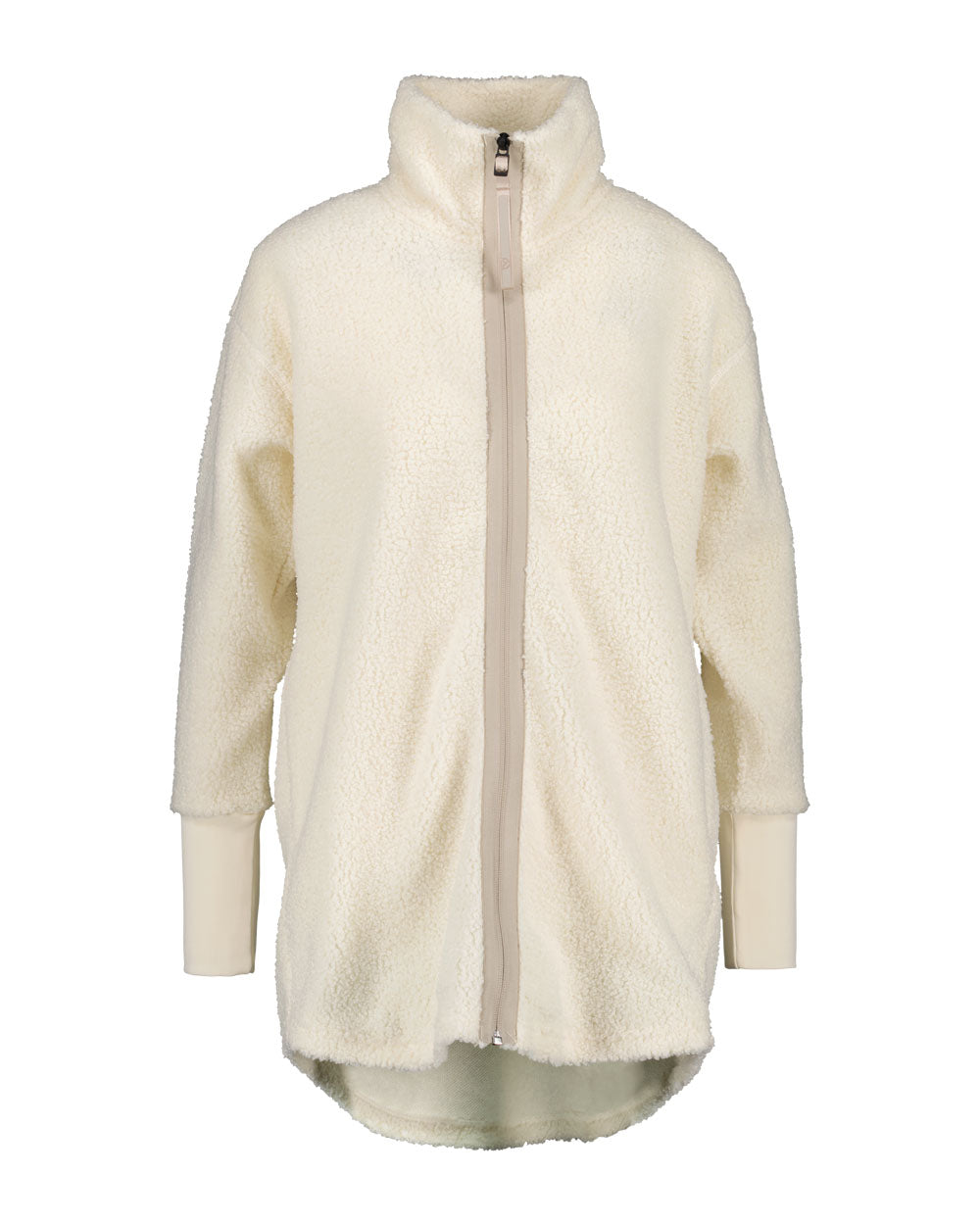 White Foam coloured Didriksons Full-Zip Jacket on White background