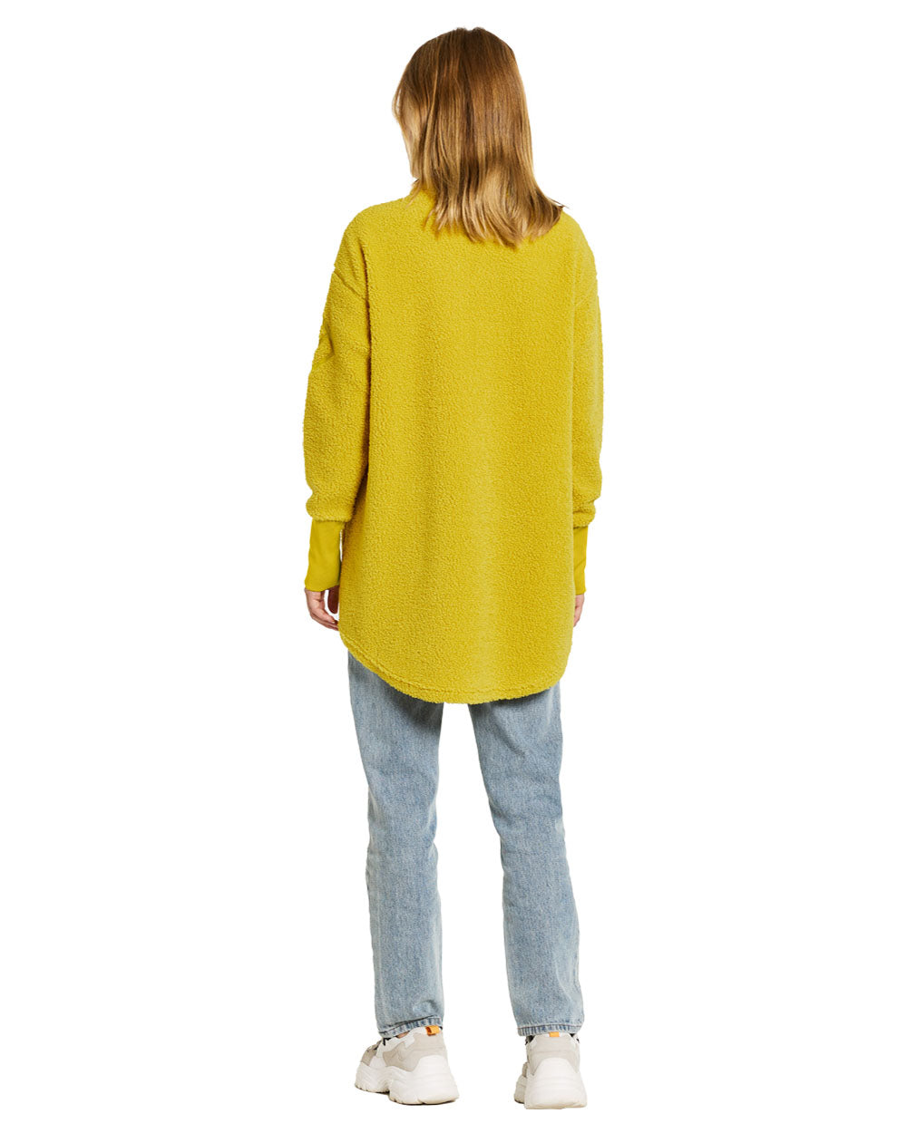 Yellow Bloom coloured Didriksons Full-Zip Jacket on White background