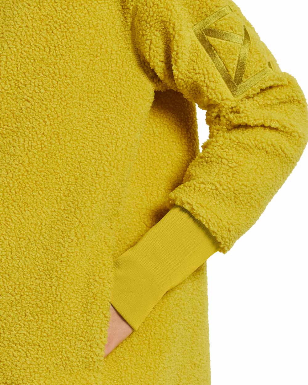 Yellow Bloom coloured Didriksons Full-Zip Jacket on White background