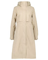 Clay Beige coloured Didriksons Womens Parka on White background #colour_clay-beige