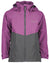 Grape Coloured Didriksons Tera Childrens Jacket On A White Background #colour_grape