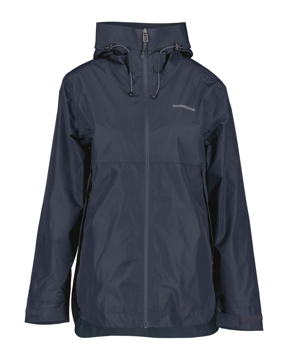 Dark Night Blue coloured Didriksons Tilde Womens Jacket on White background