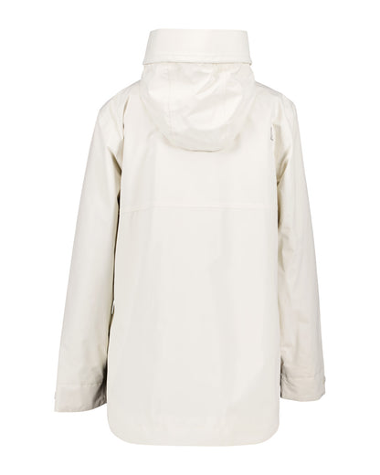 White Foam coloured Didriksons Tilde Womens Jacket on White background 