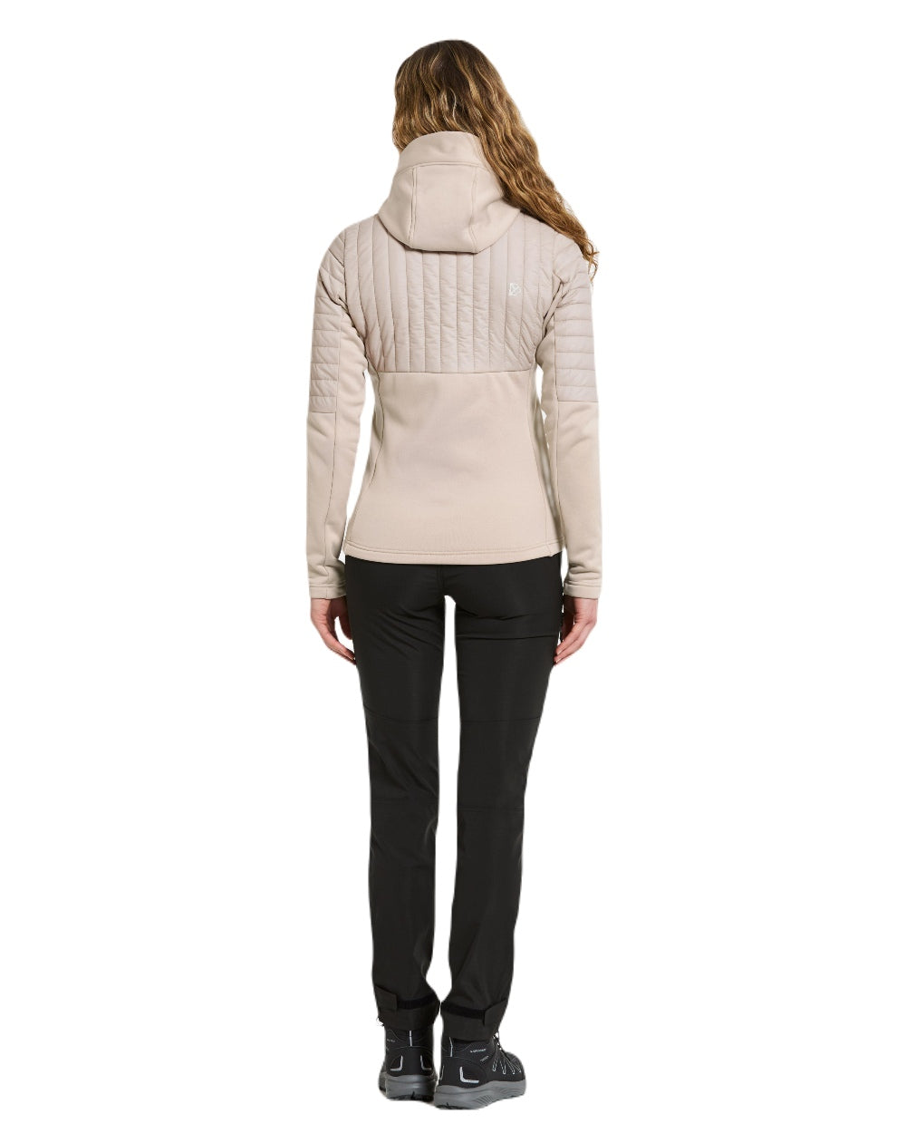Beach Beige Coloured Didriksons Womens Annema Full Zip 6 on White Background
