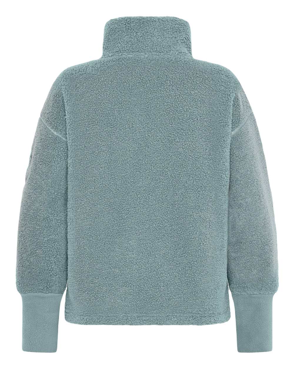 Factory Blue Coloured Didriksons Womens Mella Full Zip Jacket on White Background