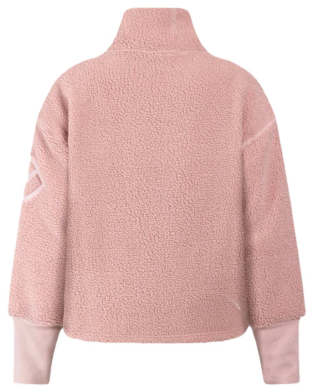 Oyster Lilac Coloured Didriksons Womens Mella Full Zip Jacket On A White Background