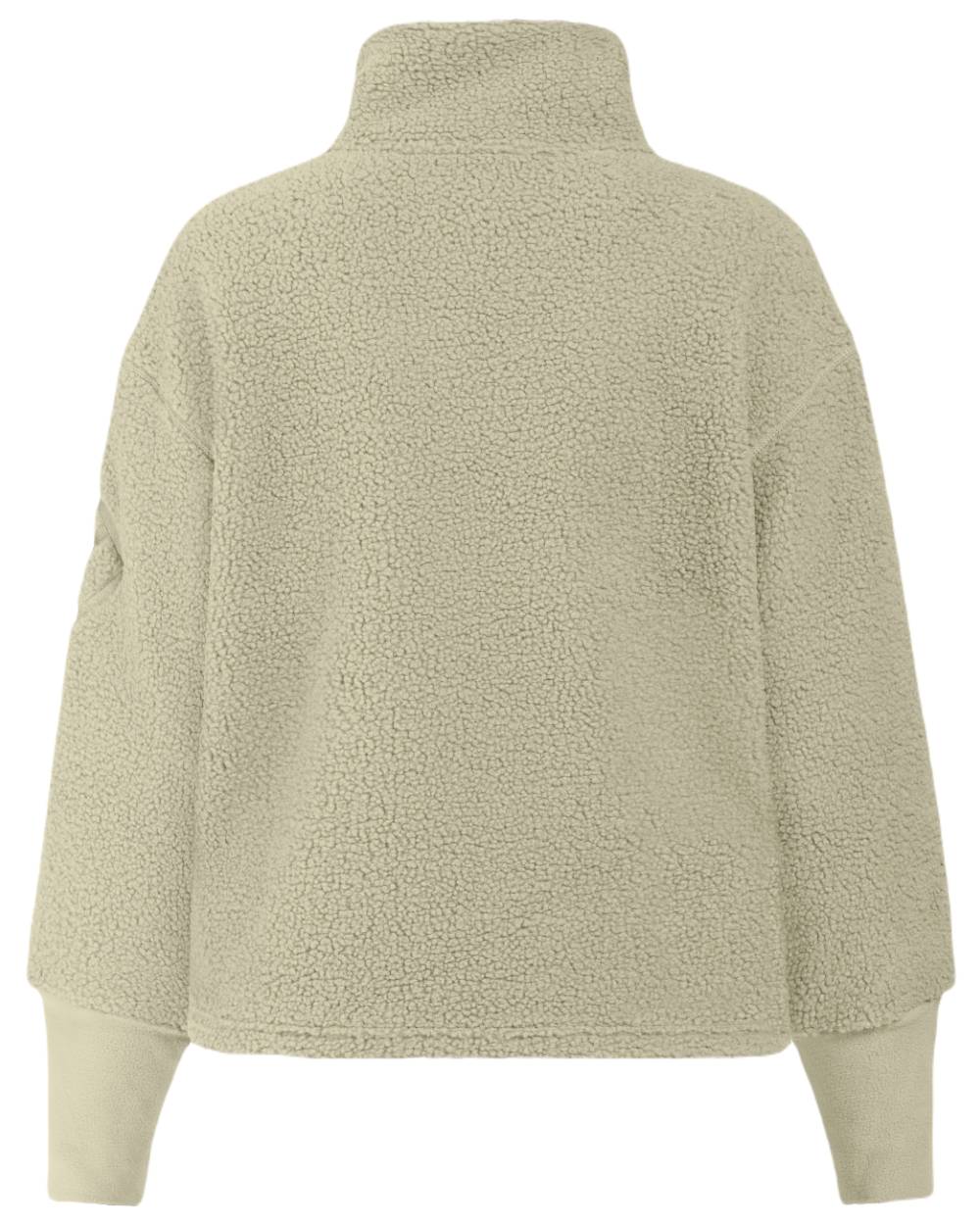 Wilted Leaf Coloured Didriksons Womens Mella Full Zip Jacket On A White Background