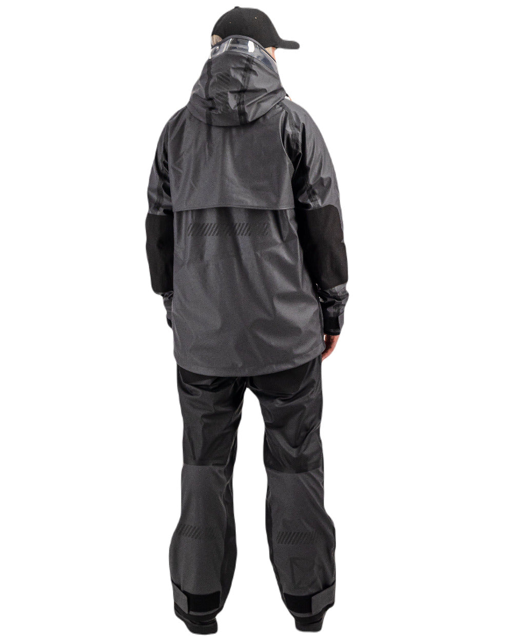 Coal Black Coloured Didriksons Element 2.0 Unisex Jacket On A White Background