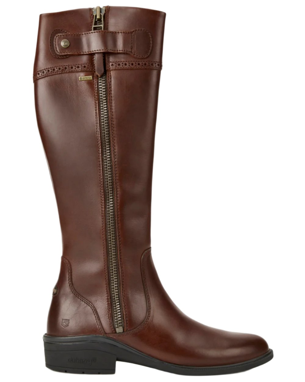 Nutshell Coloured Dubarry Connemara Knee High Riding Boot On A White Background