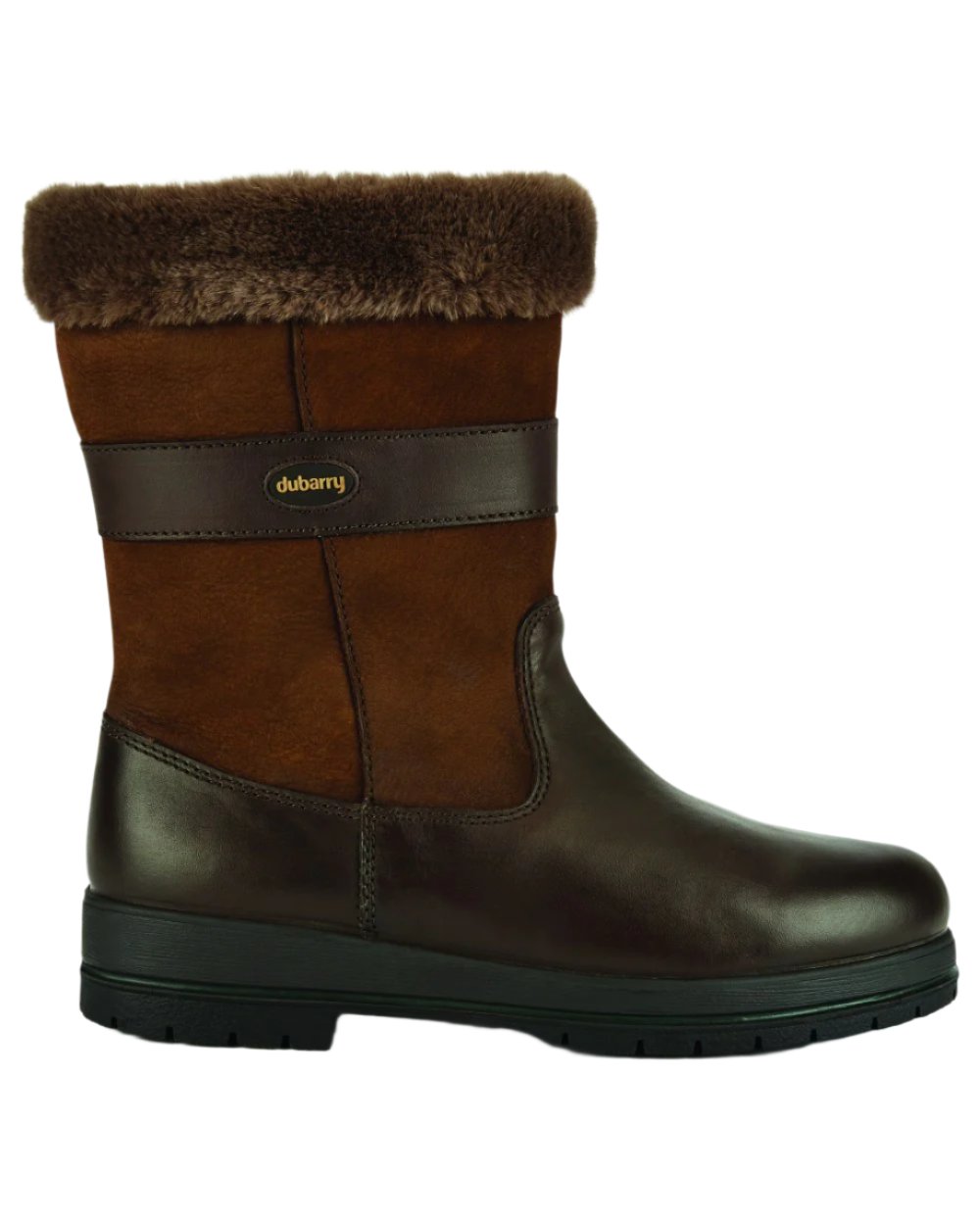 Walnut Coloured Dubarry Foxrock Country Boot On A White Background