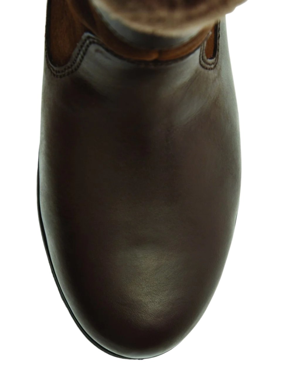 Walnut Coloured Dubarry Foxrock Country Boot On A White Background