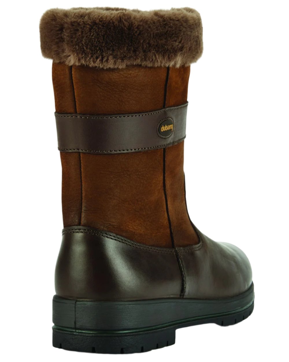 Walnut Coloured Dubarry Foxrock Country Boot On A White Background