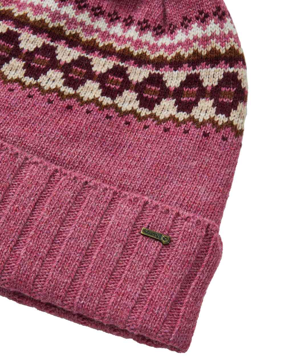 Clover Coloured Dubarry Kilcormac Ladies Knitted Hat On A White Background
