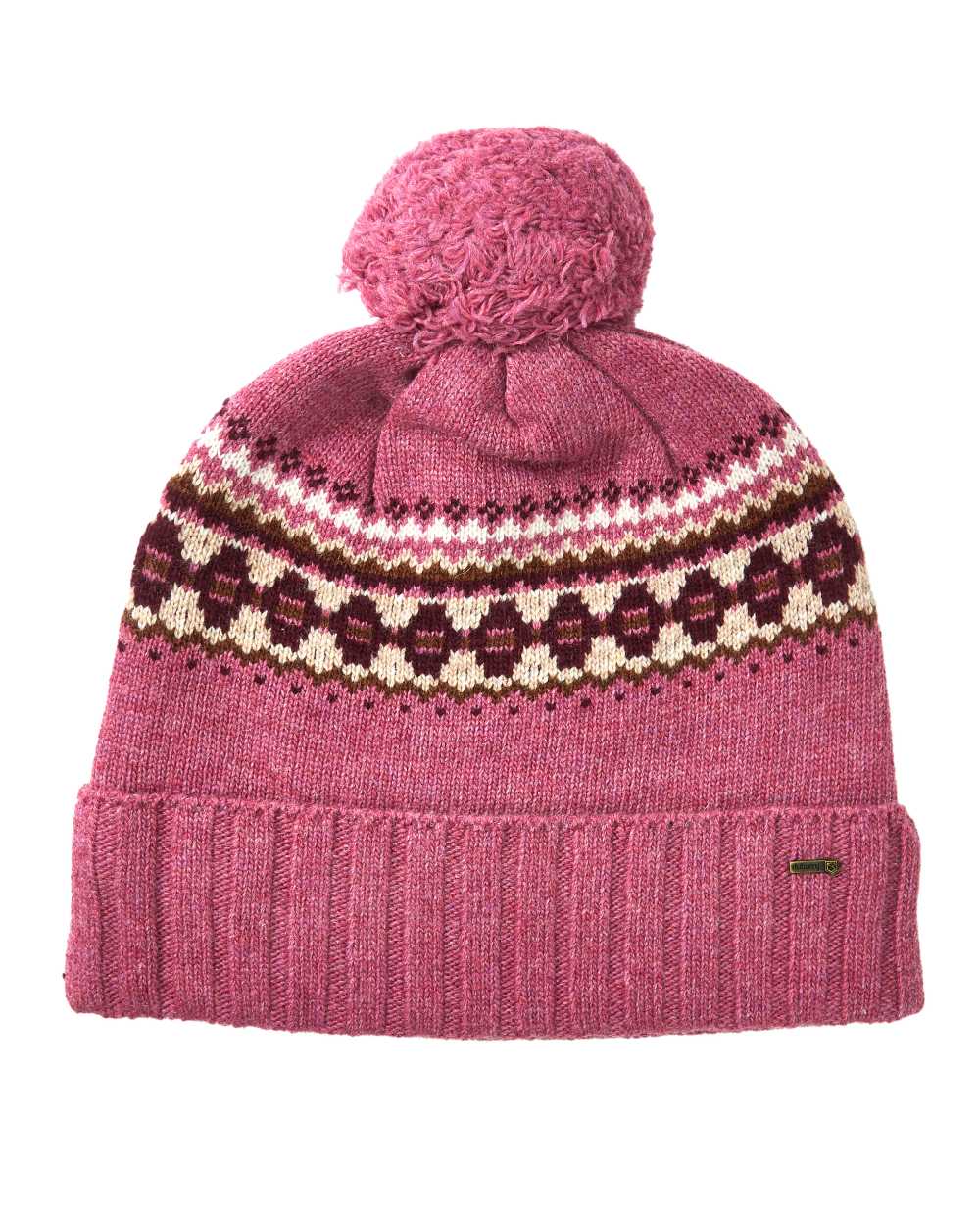 Clover Coloured Dubarry Kilcormac Ladies Knitted Hat On A White Background