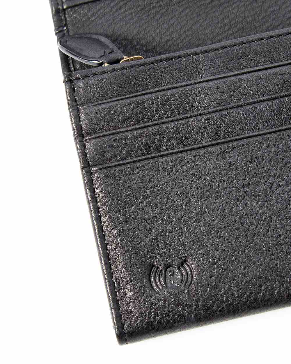 Black Coloured Dubarry Strawhill Ladies Wallet On A White Background