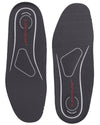 Black coloured Dunlop Insole Premium With Ergonomic Support on white background #colour_black