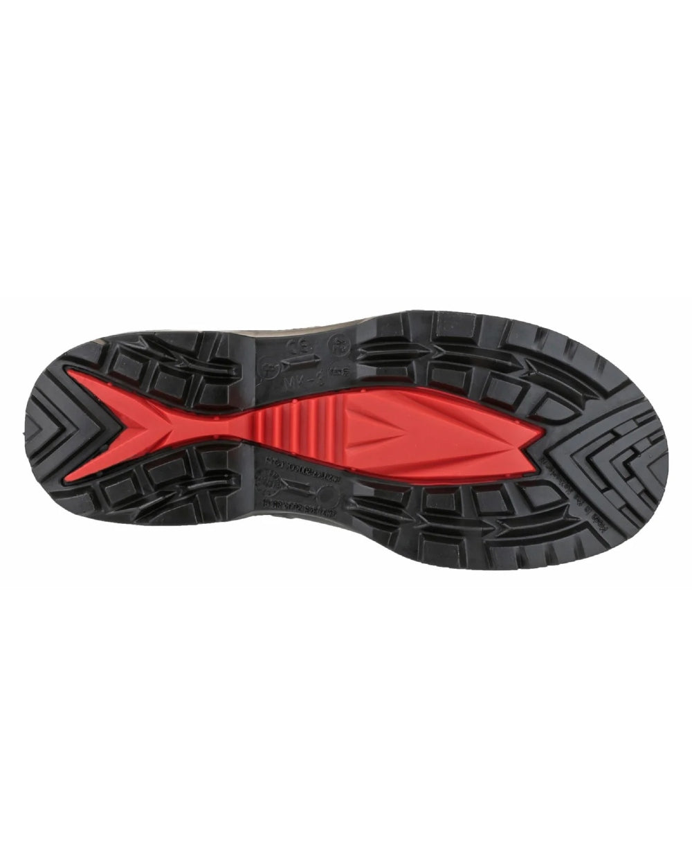 Black coloured Dunlop Purofort+ Full Safety Wellington on white background