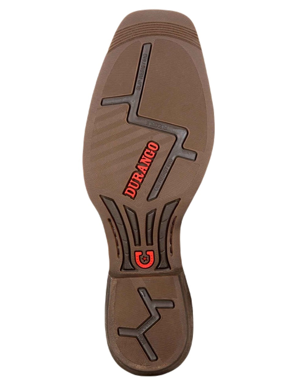 Distressed Sunset Brown Coloured Durango Mens Rebel Frontier Western Boots on White Background