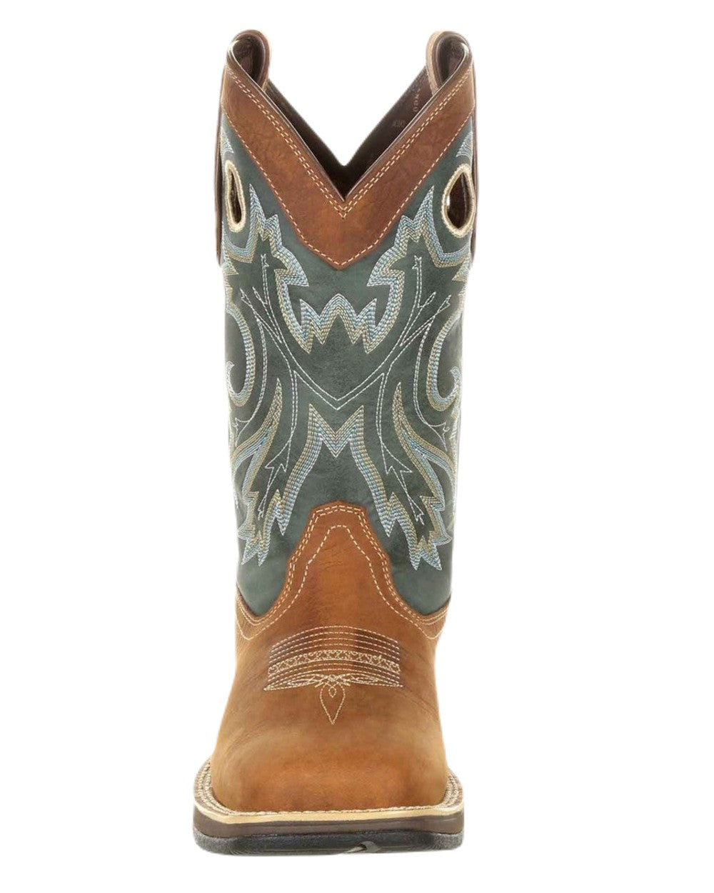 Saddlehorn Clover Coloured Durango Mens Rebel Pull-On Western Boots on White Background