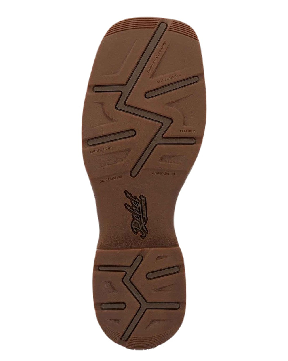 Saddle Brown Coloured Durango Mens DDB0377 Rebel Western Boots on White Background