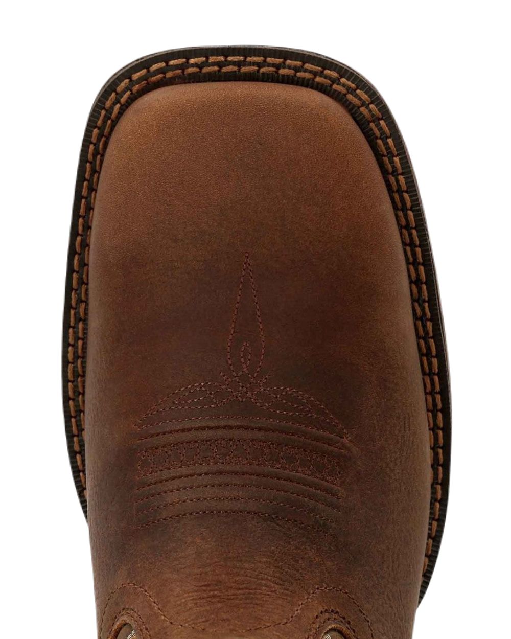 Saddle Brown Coloured Durango Mens DDB0377 Rebel Western Boots on White Background