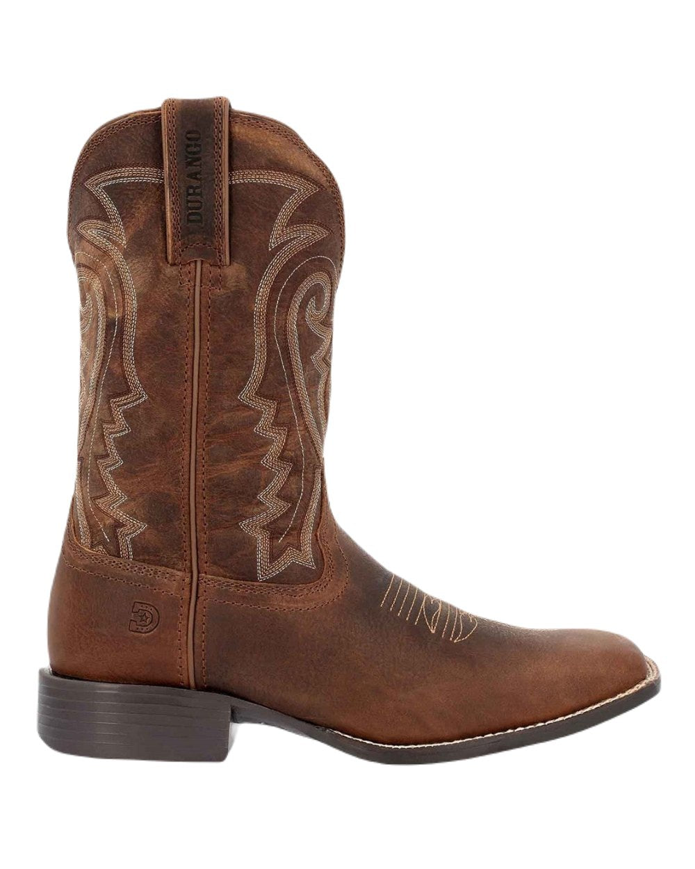 Prairie Brown Coloured Durango Mens Westward Western Urban Boots on White Background