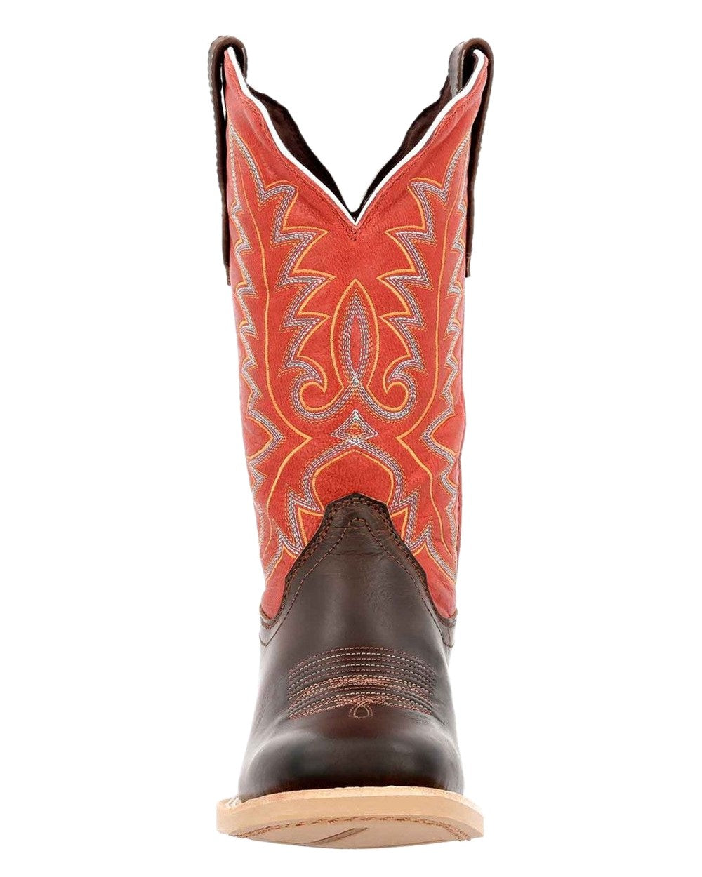 Hickory Chili Pepper Coloured Durango Womens Rebel Pro Western Classic Boots on White Background