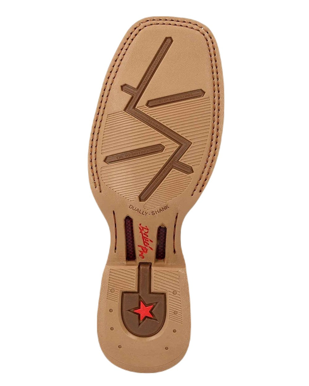 Dusty Brown Sky Blue Coloured Durango Womens Rebel Pro Western Leather Boots on White Background