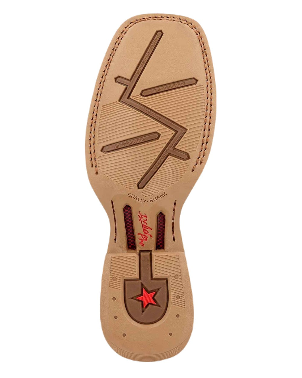 Burnished Sand Coloured Durango Burnished Sand Lady Rebel Pro Western Boots on White Background