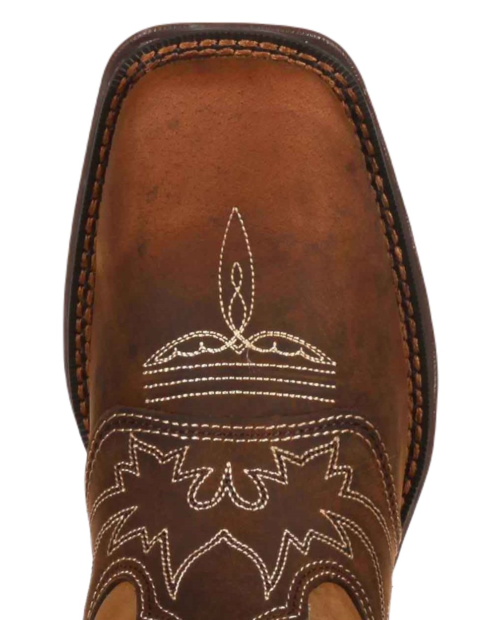 Nicotine Brown Coloured Durango Womens Rebel Western Style Boots on White Background