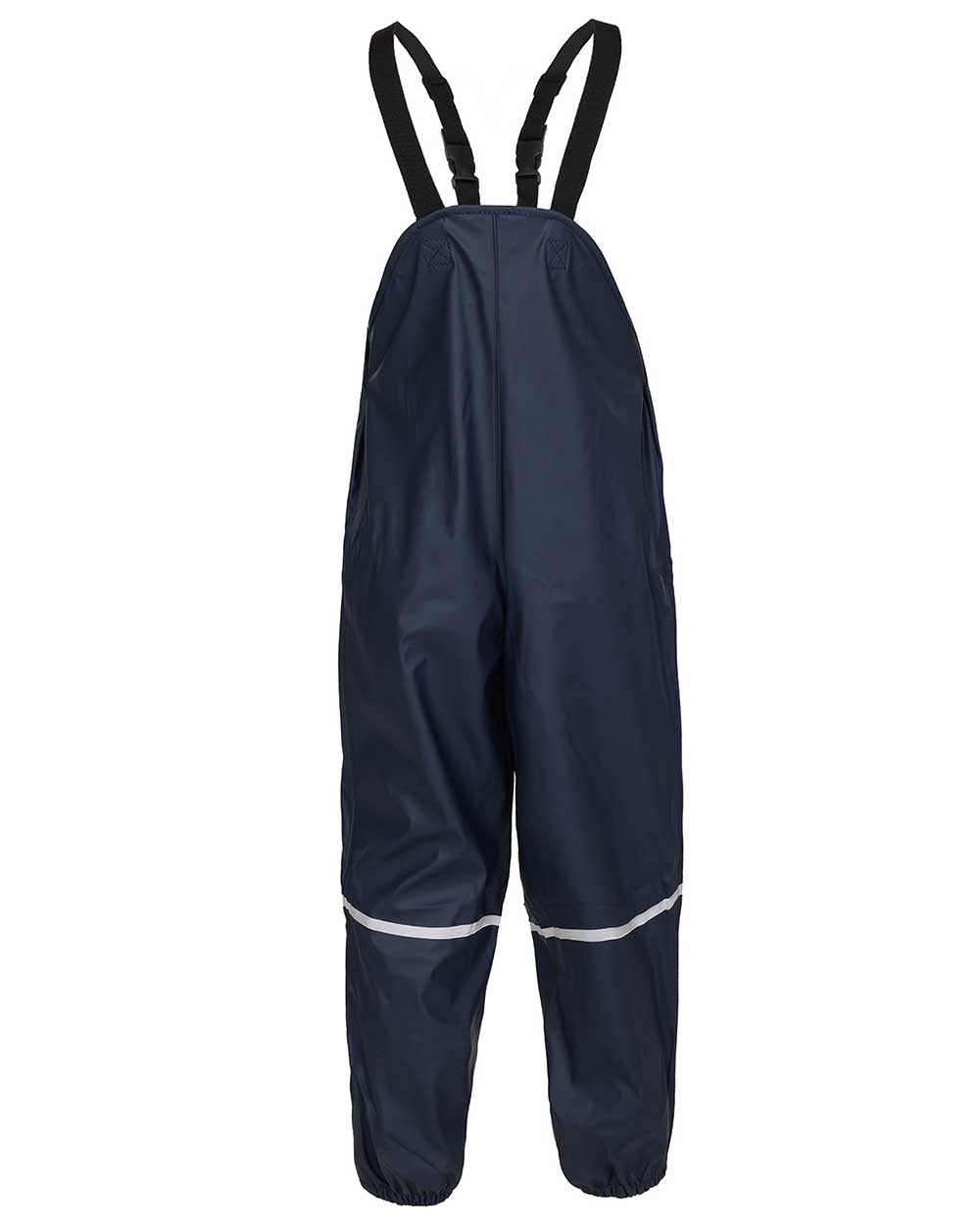 Navy Coloured Fort Childrens Splashflex Bib and Brace On A White Background