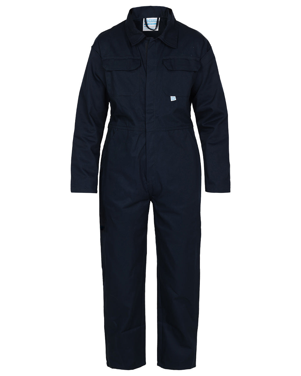 Navy coloured Fort Tearaway Junior Coverall on White background
