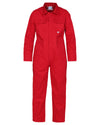 Red coloured Fort Tearaway Junior Coverall on White background #colour_red
