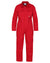Red coloured Fort Tearaway Junior Coverall on White background #colour_red