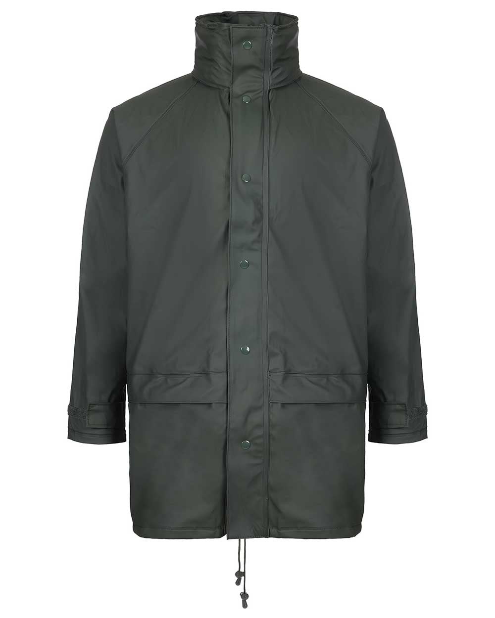 Green Coloured Fort Flex Jacket On A White Background