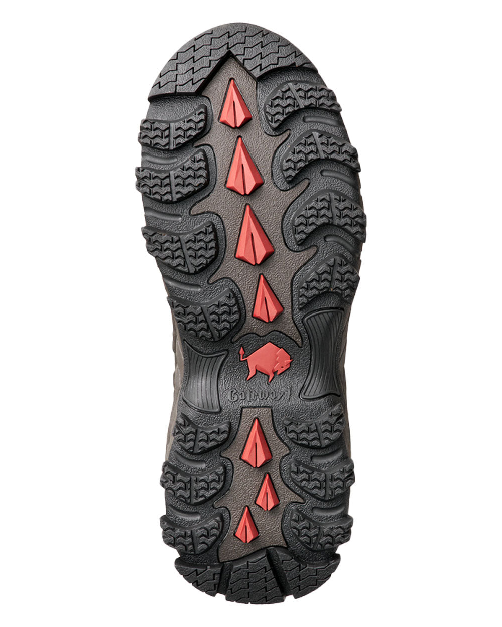 Dark Brown coloured Gateway1 Woodwalker 18" 4mm Wellingtons Sole on White background