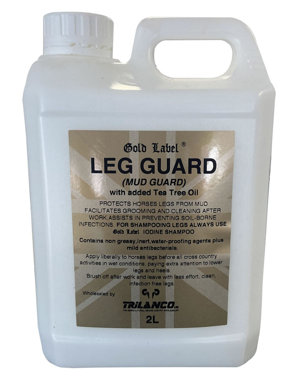 Gold Label Leg Guard On A White Background