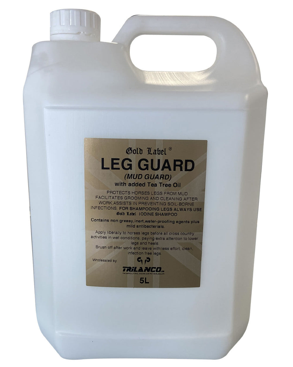 Gold Label Leg Guard On A White Background