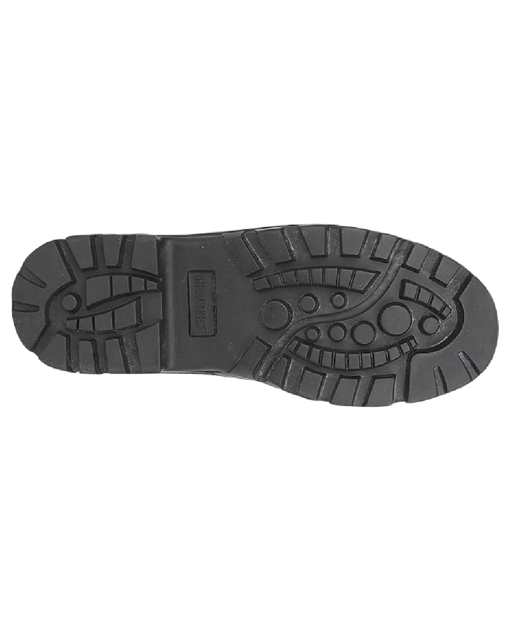 Black Coloured Grafters Sherman 7 Eye Combat Boots on White Background