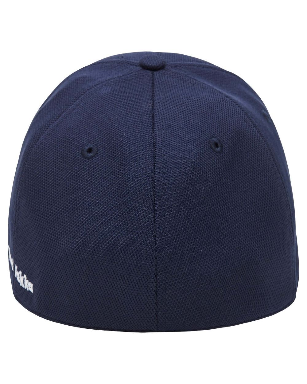 Navy Coloured Hard Yakka Flexfit Baseball Cap on White Background